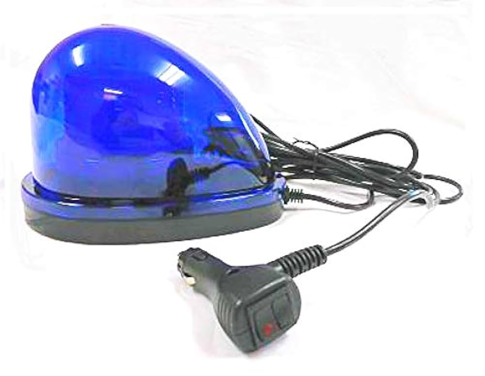 モーターレスLED回転、点滅灯12V/24V兼用 モーターレス】 車載回転灯 警備・保安用 ハイパワーLED回転